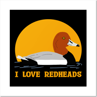 I Love Redheads Posters and Art